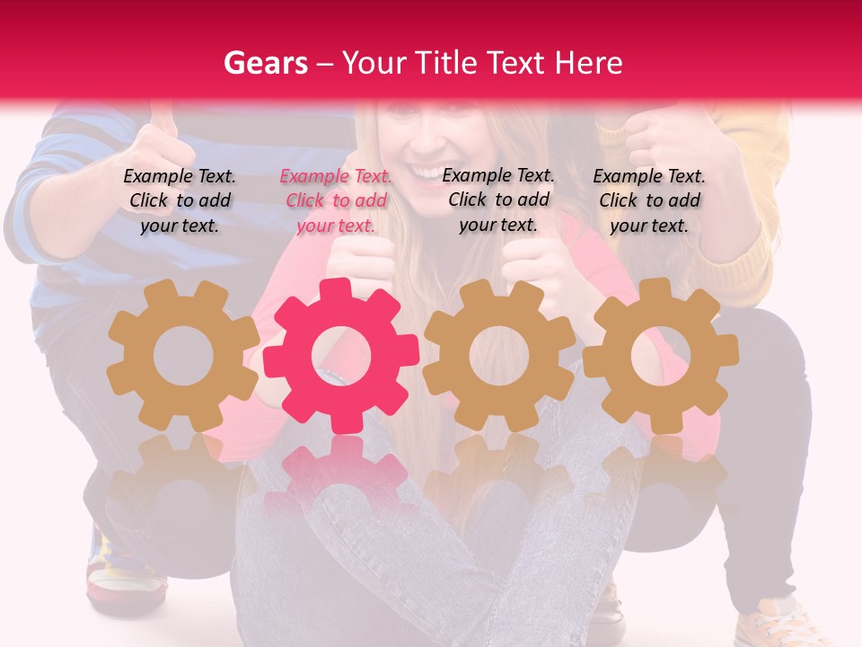 Cheerful Together Casual PowerPoint Template