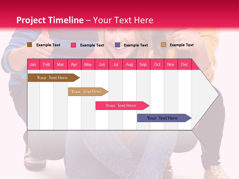 Cheerful Together Casual PowerPoint Template