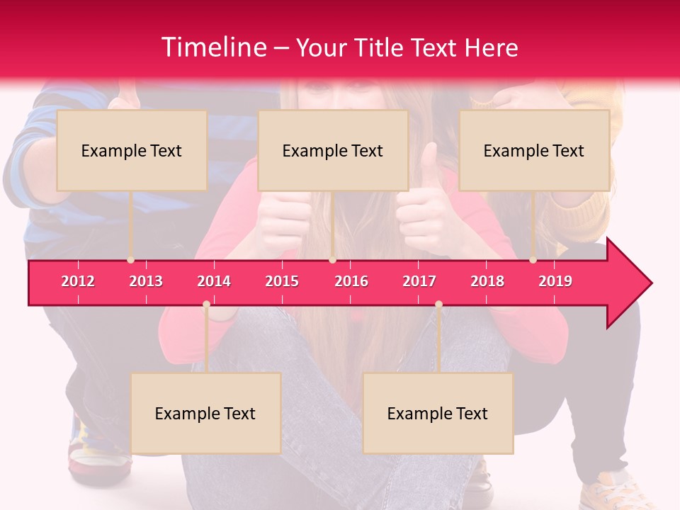 Cheerful Together Casual PowerPoint Template