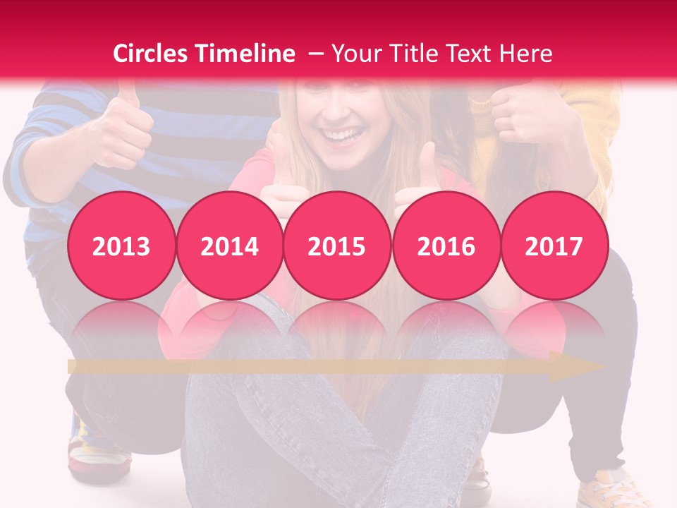 Cheerful Together Casual PowerPoint Template