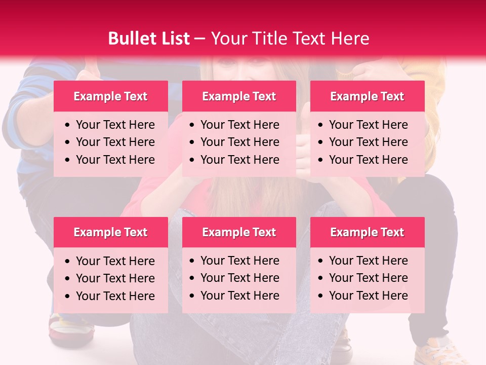 Cheerful Together Casual PowerPoint Template