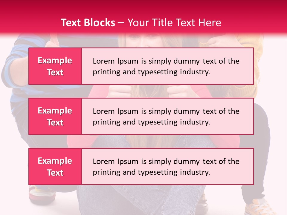 Cheerful Together Casual PowerPoint Template