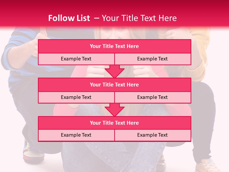 Cheerful Together Casual PowerPoint Template