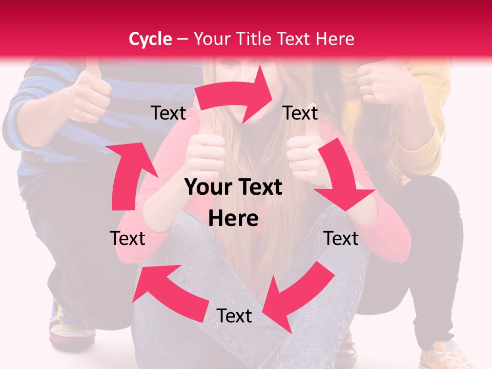 Cheerful Together Casual PowerPoint Template