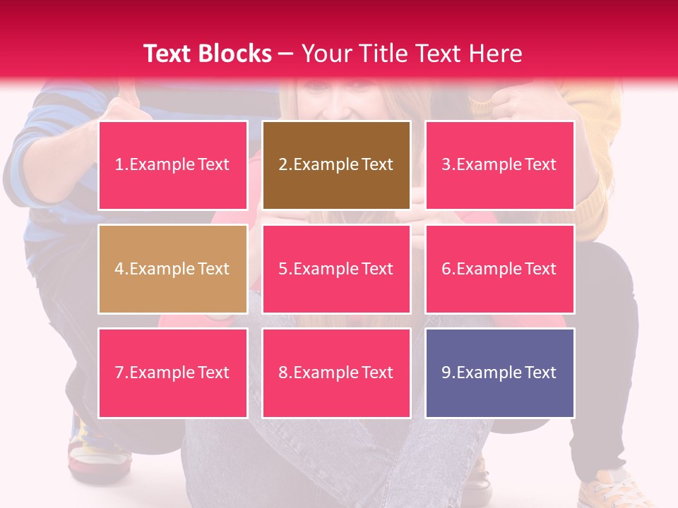 Cheerful Together Casual PowerPoint Template