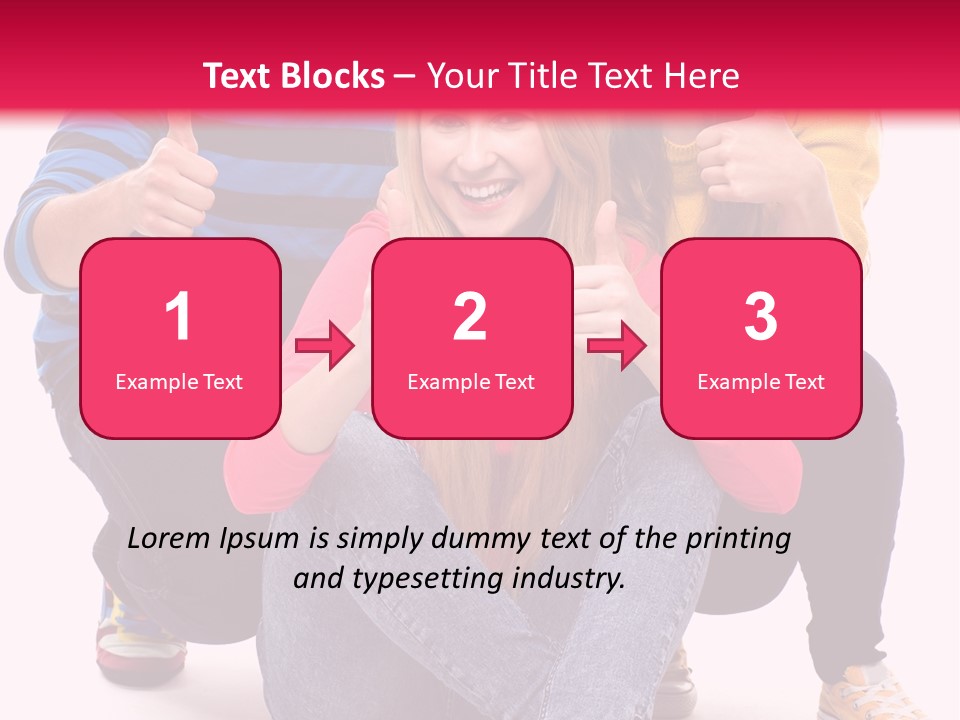 Cheerful Together Casual PowerPoint Template