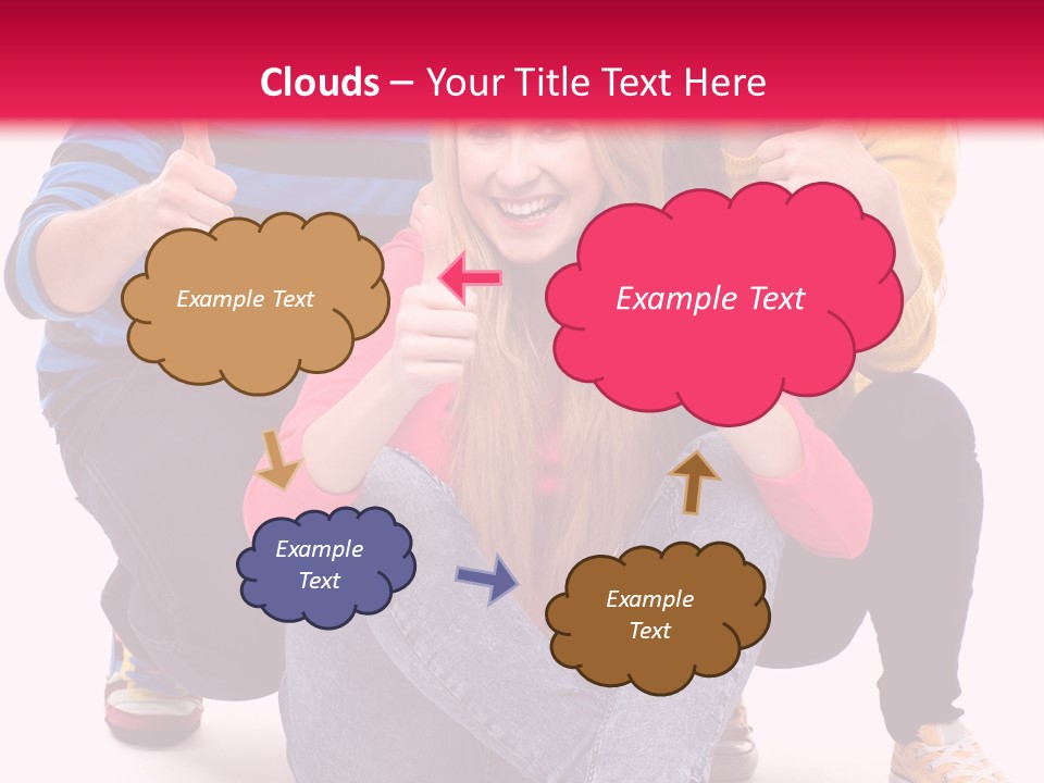 Cheerful Together Casual PowerPoint Template