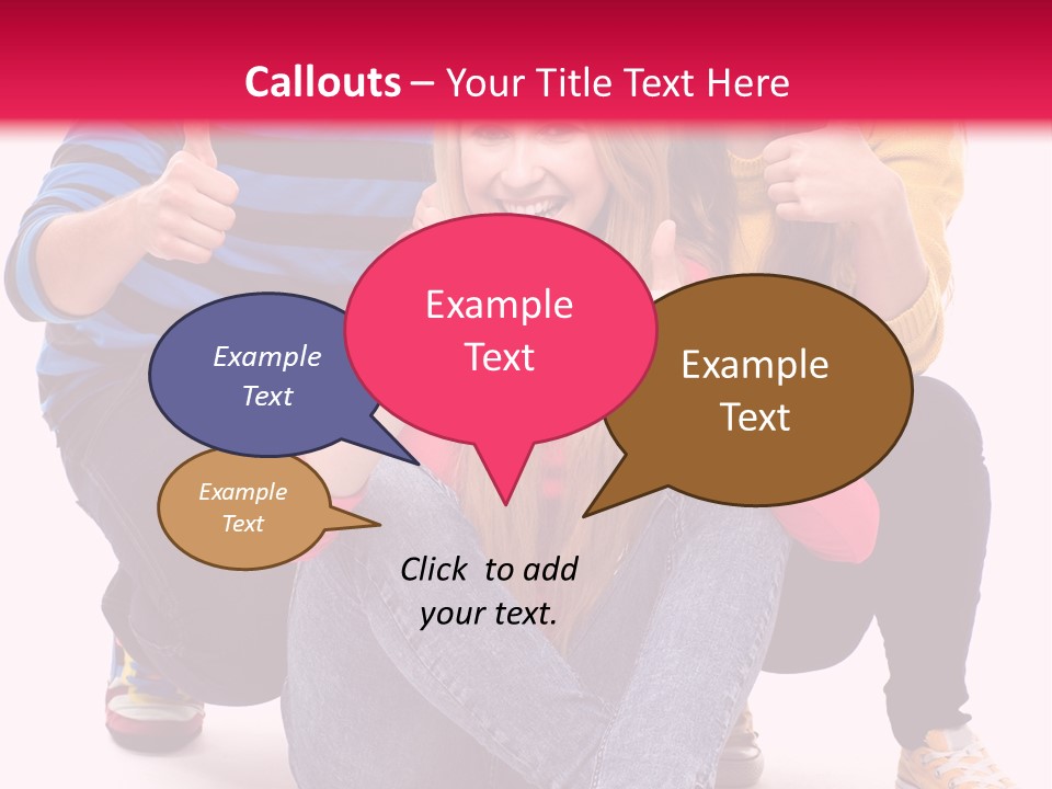 Cheerful Together Casual PowerPoint Template