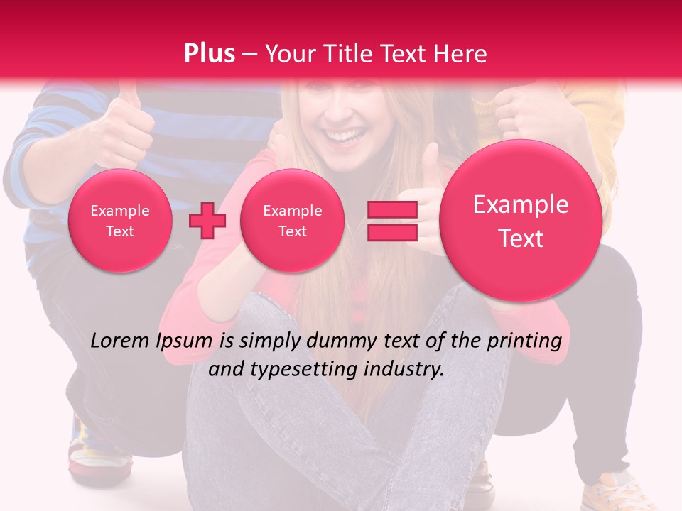 Cheerful Together Casual PowerPoint Template