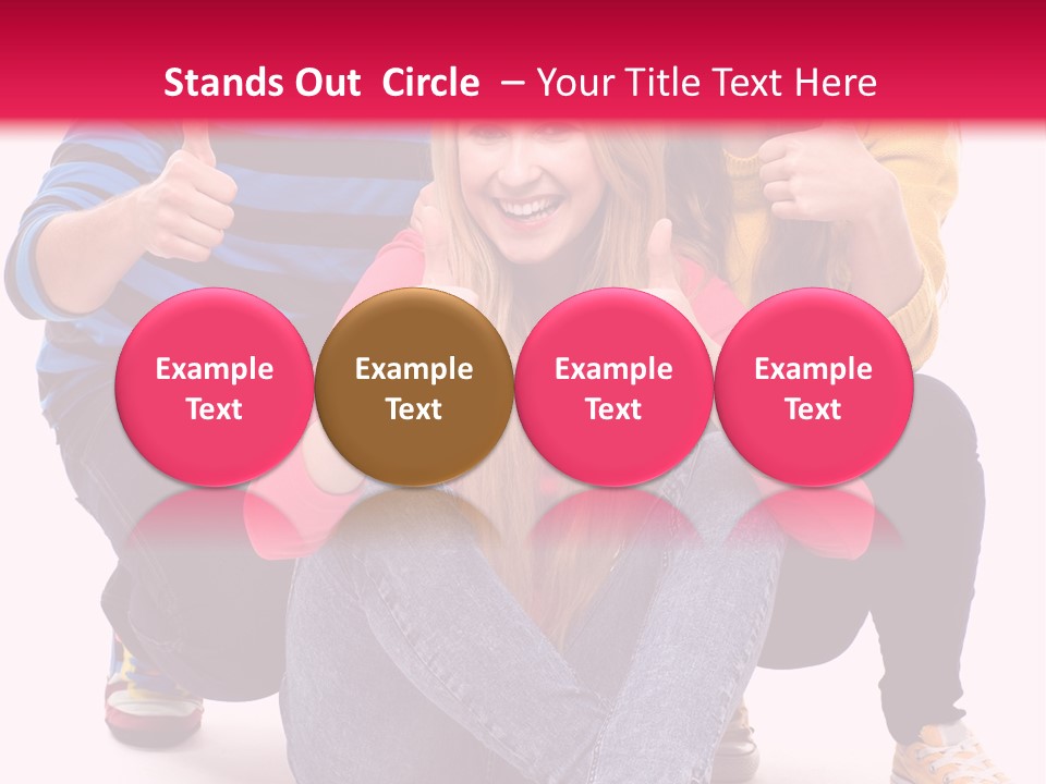 Cheerful Together Casual PowerPoint Template