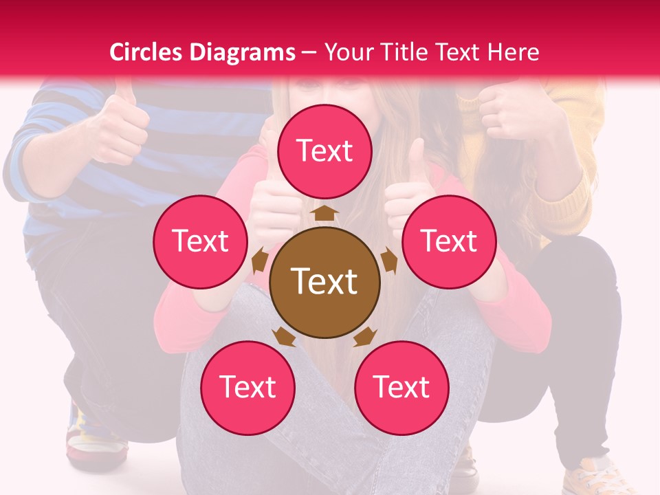 Cheerful Together Casual PowerPoint Template