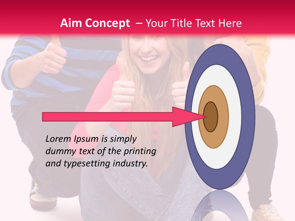 Cheerful Together Casual PowerPoint Template