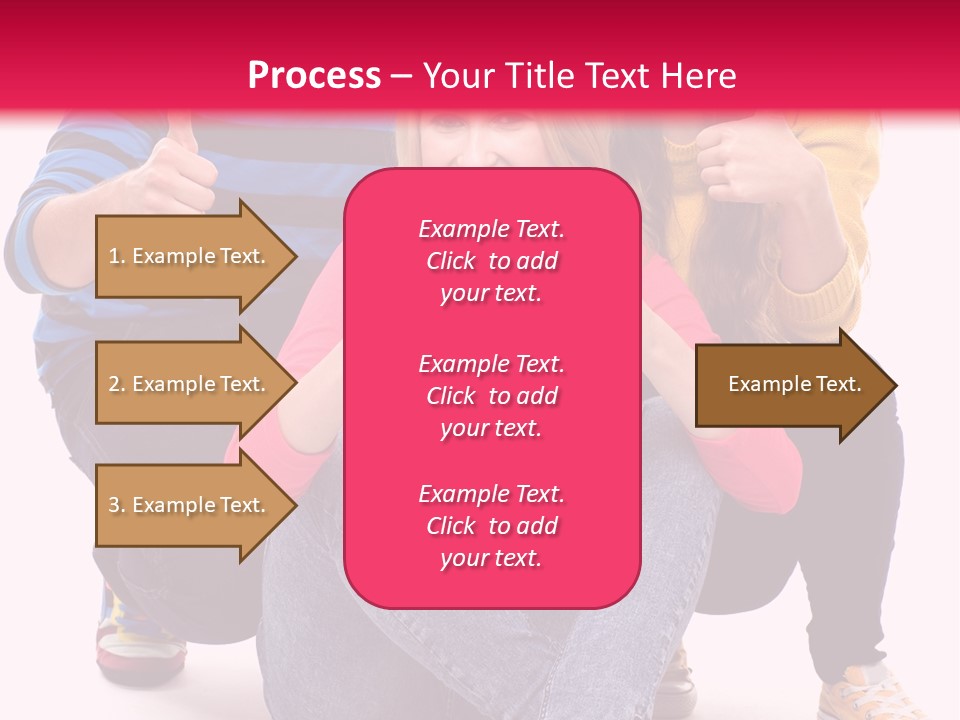 Cheerful Together Casual PowerPoint Template