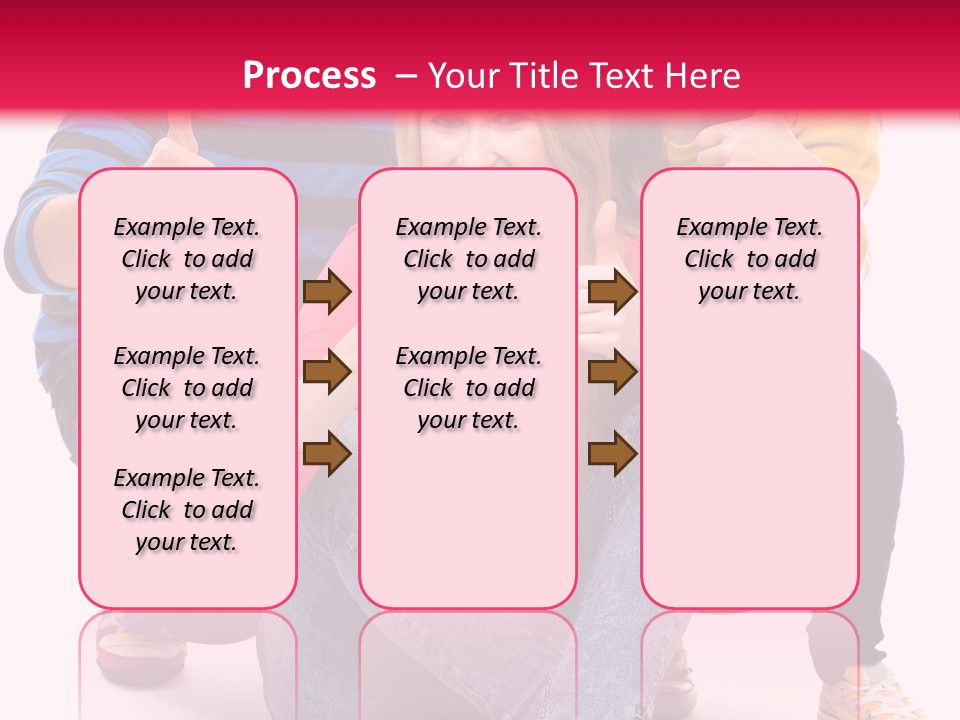 Cheerful Together Casual PowerPoint Template