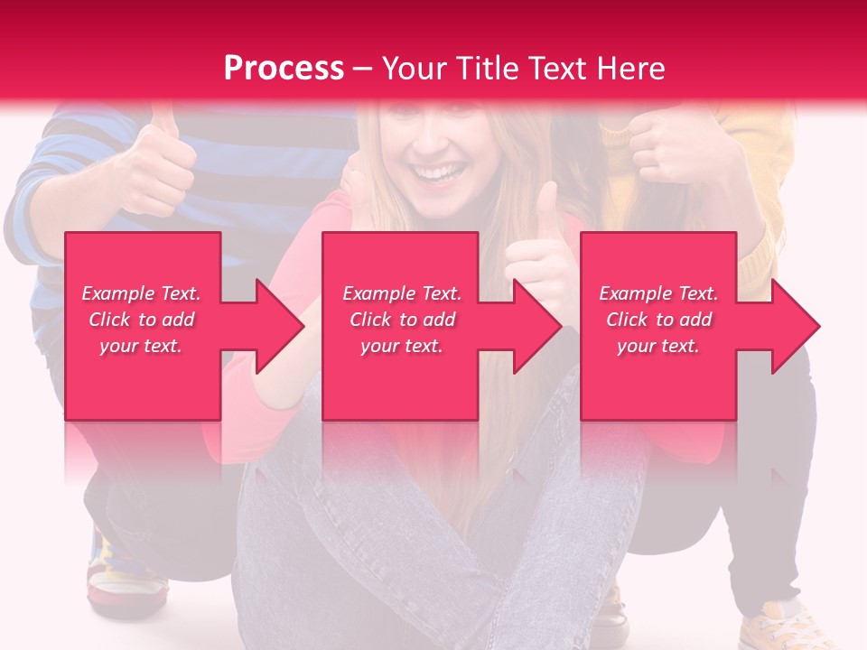 Cheerful Together Casual PowerPoint Template