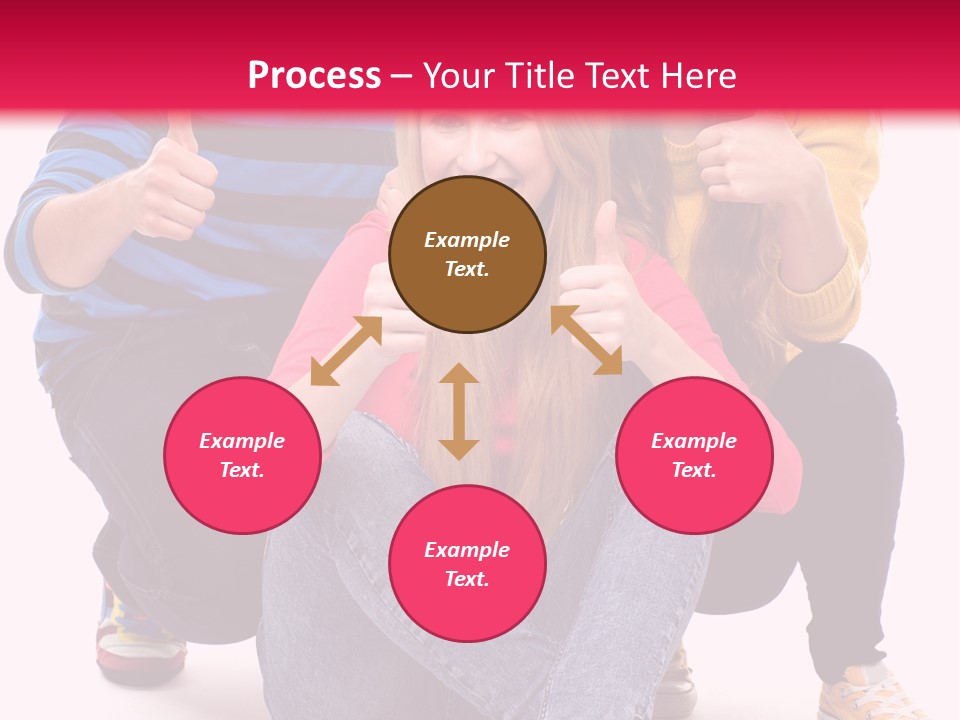 Cheerful Together Casual PowerPoint Template