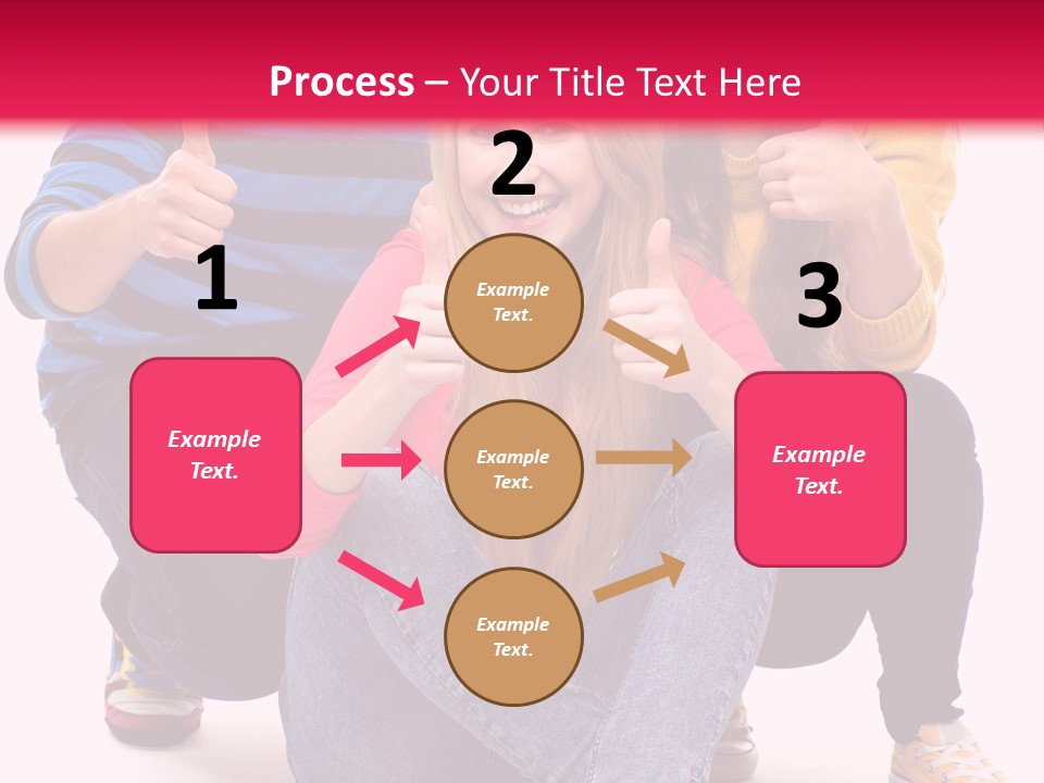 Cheerful Together Casual PowerPoint Template