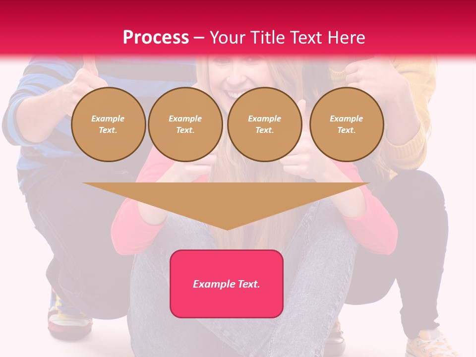 Cheerful Together Casual PowerPoint Template