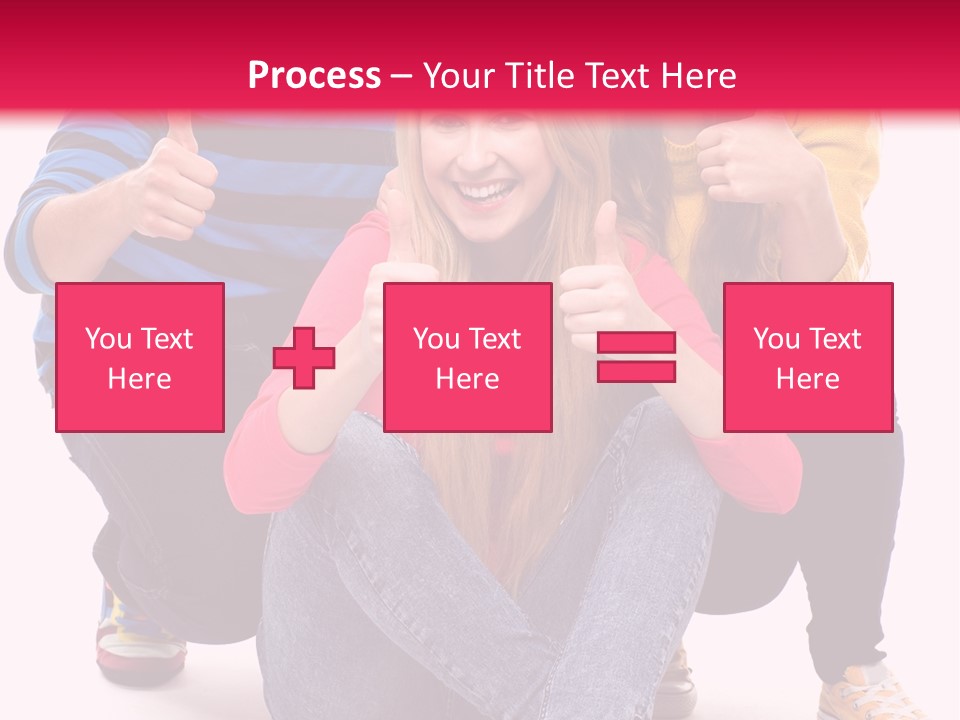 Cheerful Together Casual PowerPoint Template