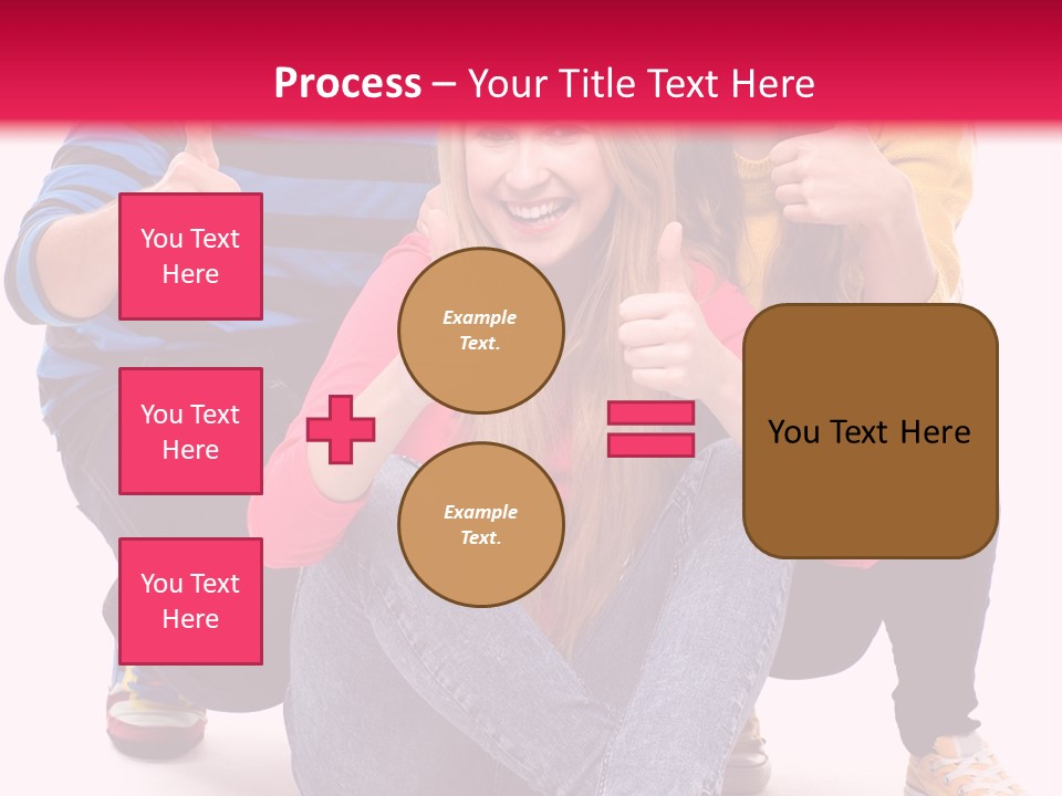 Cheerful Together Casual PowerPoint Template