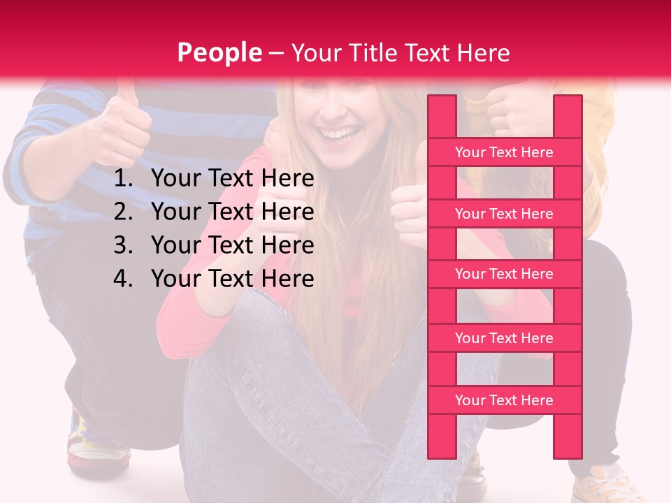 Cheerful Together Casual PowerPoint Template