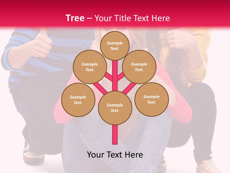 Cheerful Together Casual PowerPoint Template