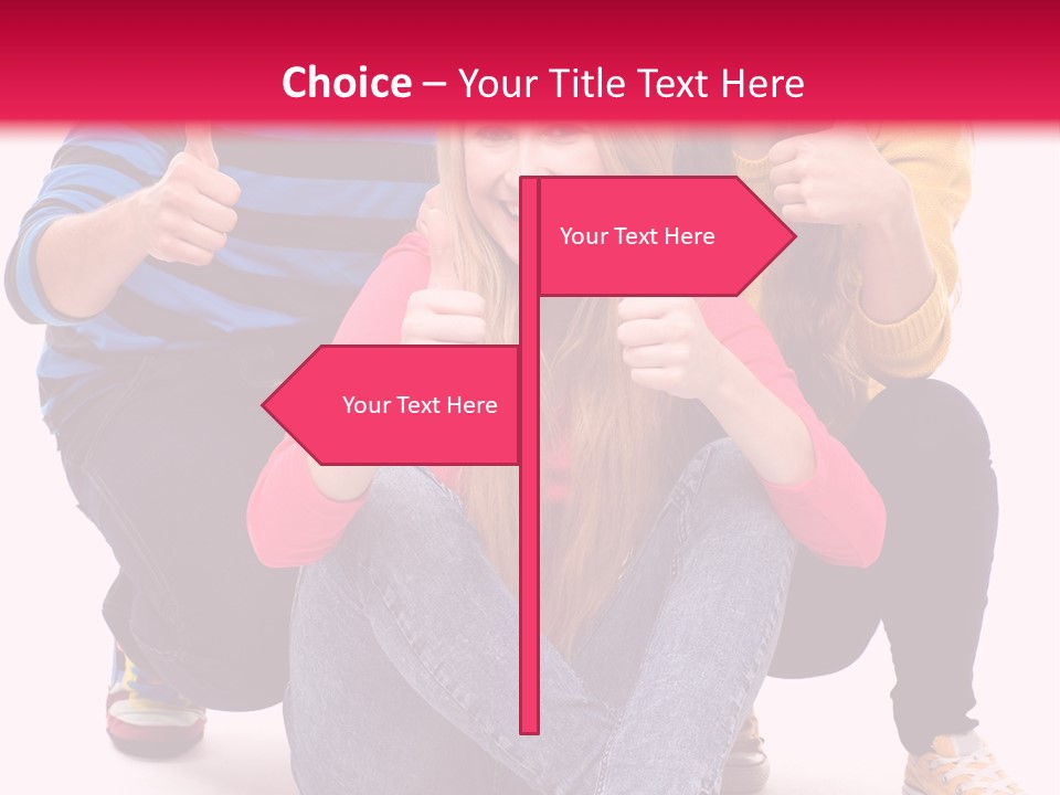 Cheerful Together Casual PowerPoint Template