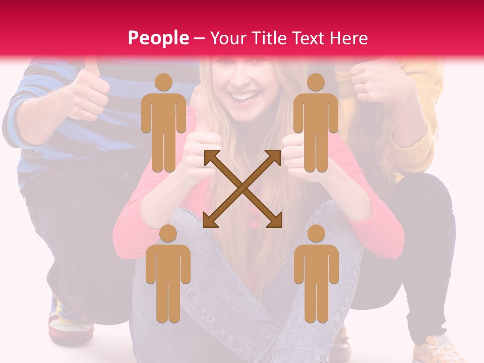 Cheerful Together Casual PowerPoint Template