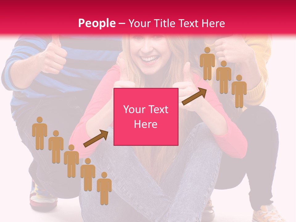 Cheerful Together Casual PowerPoint Template