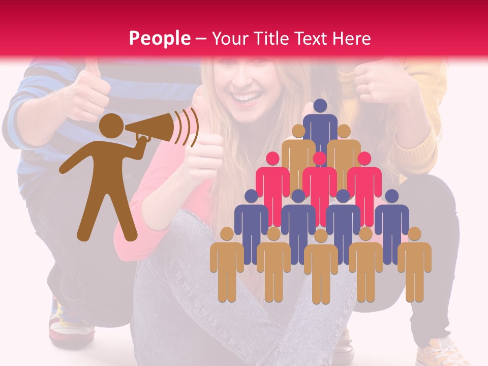 Cheerful Together Casual PowerPoint Template