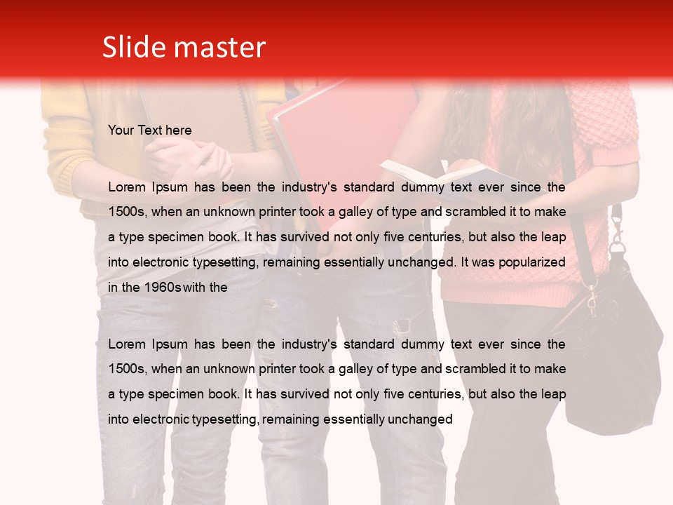 Playful Casual Studio Shot PowerPoint Template