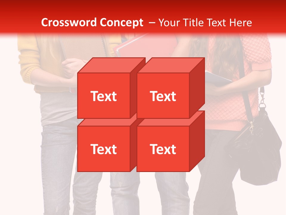Playful Casual Studio Shot PowerPoint Template