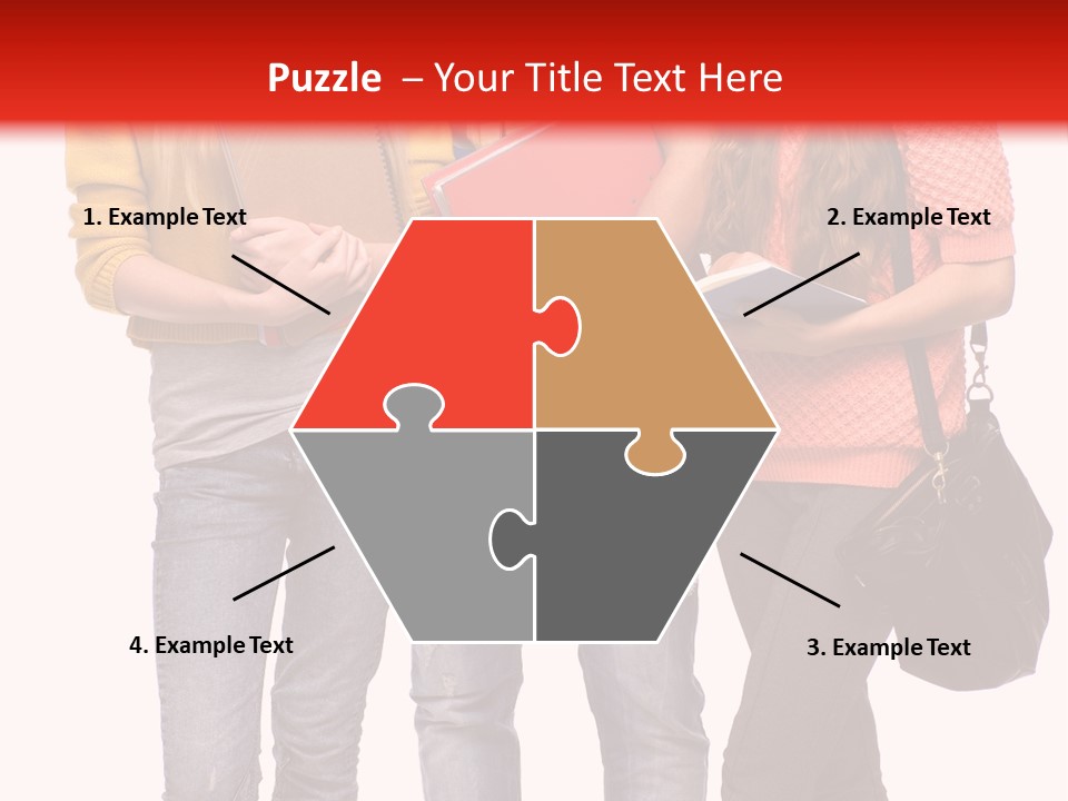 Playful Casual Studio Shot PowerPoint Template