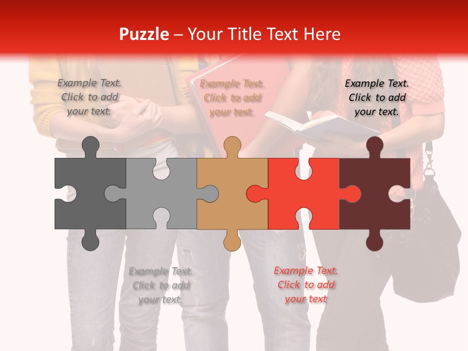 Playful Casual Studio Shot PowerPoint Template