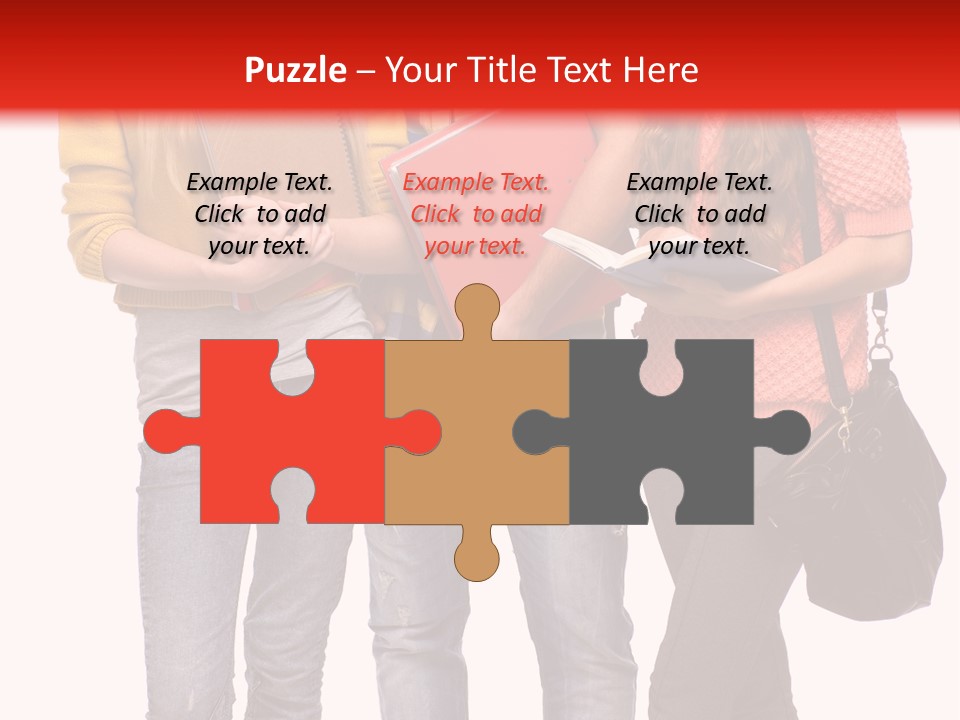 Playful Casual Studio Shot PowerPoint Template