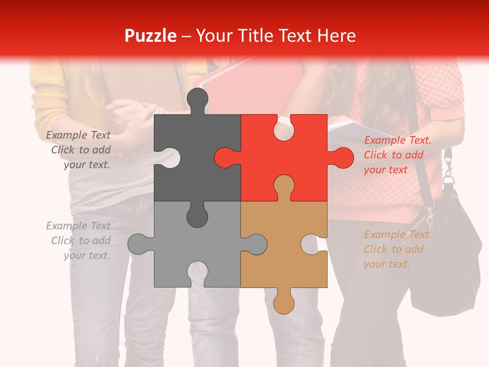 Playful Casual Studio Shot PowerPoint Template