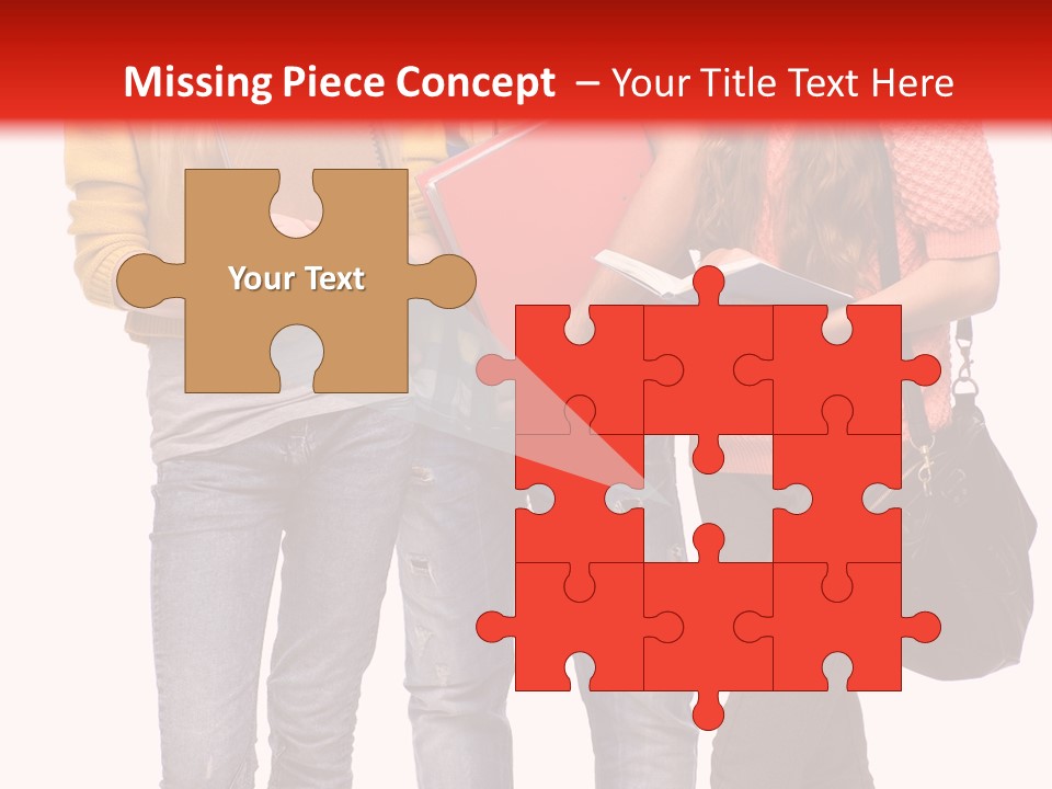 Playful Casual Studio Shot PowerPoint Template