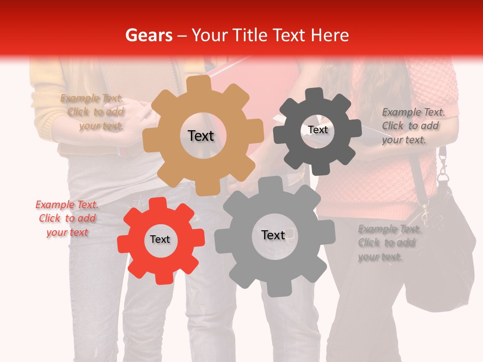 Playful Casual Studio Shot PowerPoint Template