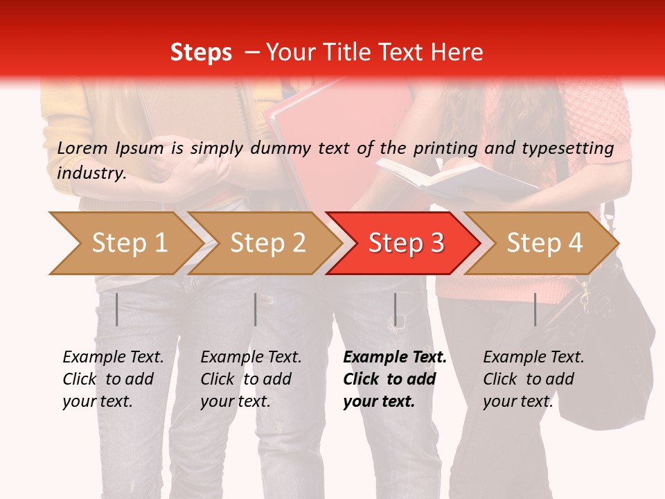 Playful Casual Studio Shot PowerPoint Template