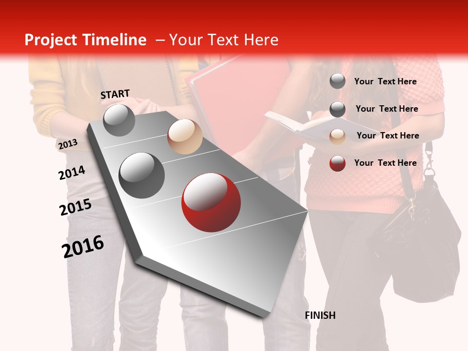 Playful Casual Studio Shot PowerPoint Template
