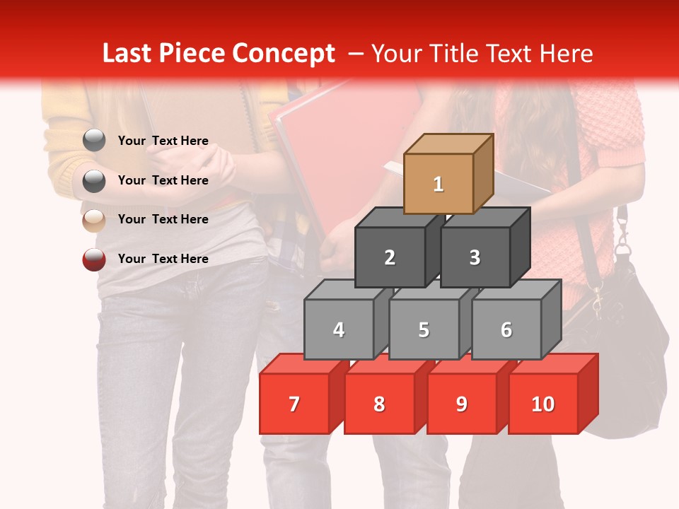 Playful Casual Studio Shot PowerPoint Template