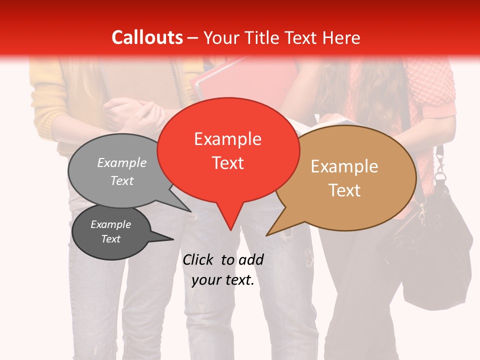 Playful Casual Studio Shot PowerPoint Template