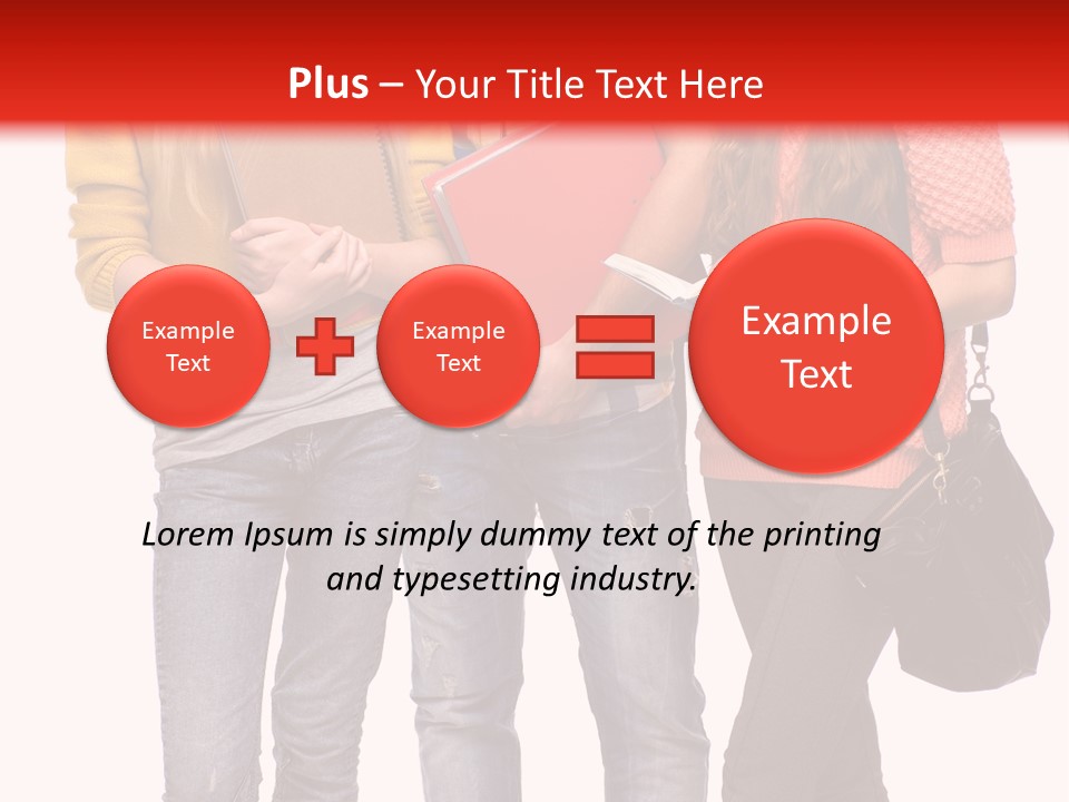 Playful Casual Studio Shot PowerPoint Template