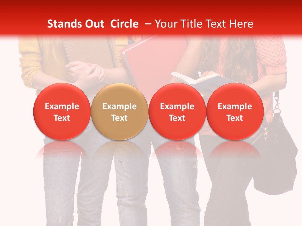 Playful Casual Studio Shot PowerPoint Template