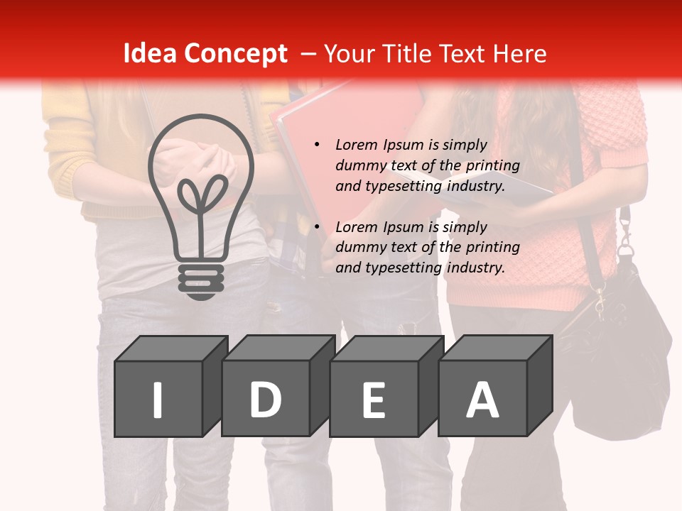 Playful Casual Studio Shot PowerPoint Template