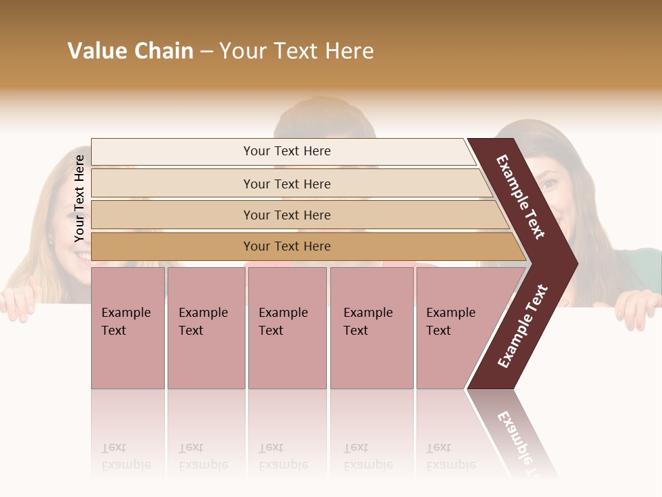 Group Billboard Holding PowerPoint Template