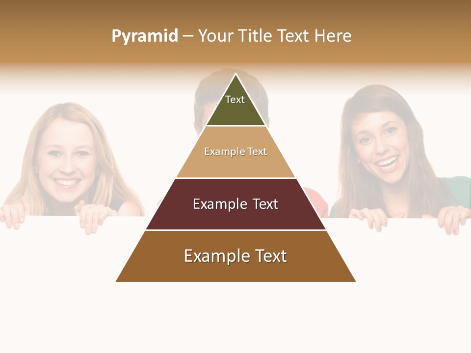 Group Billboard Holding PowerPoint Template