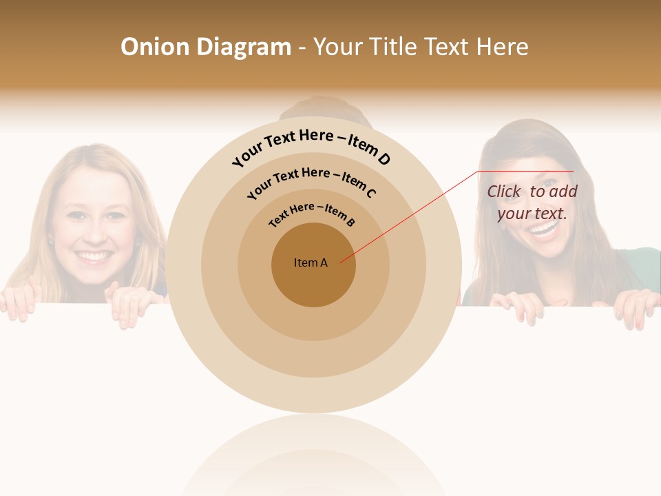 Group Billboard Holding PowerPoint Template