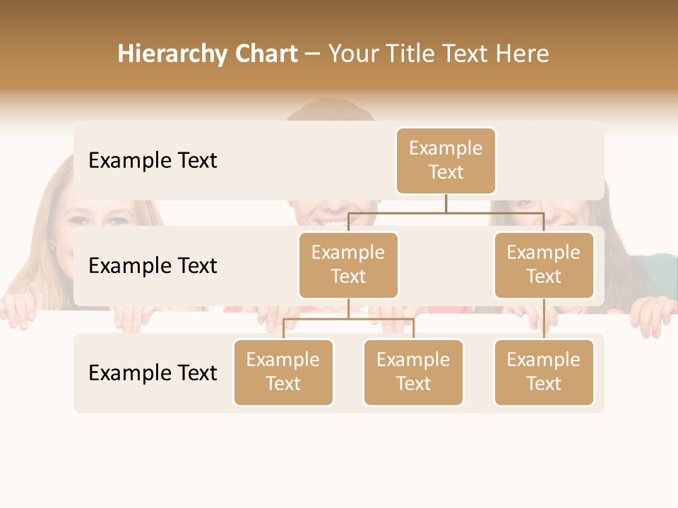 Group Billboard Holding PowerPoint Template