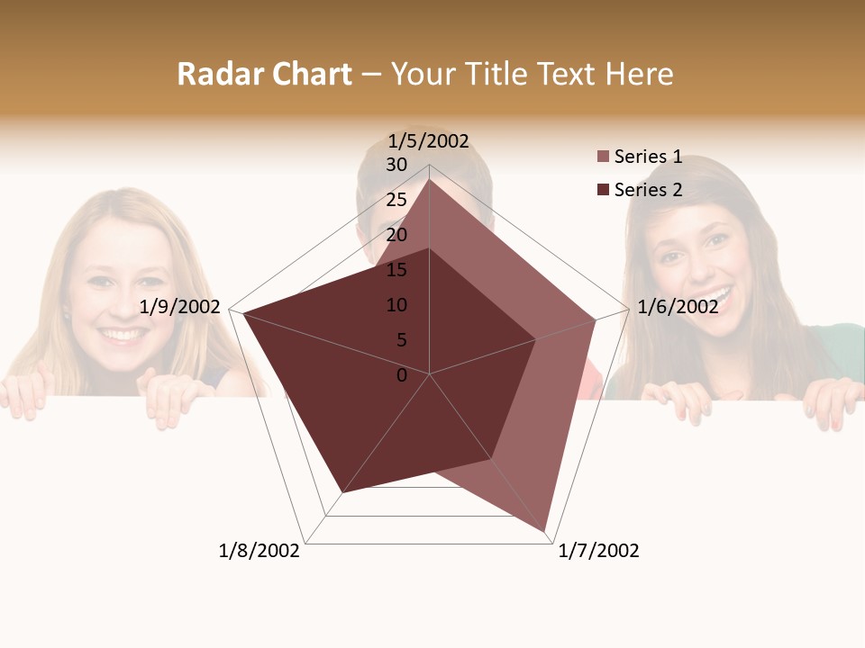 Group Billboard Holding PowerPoint Template